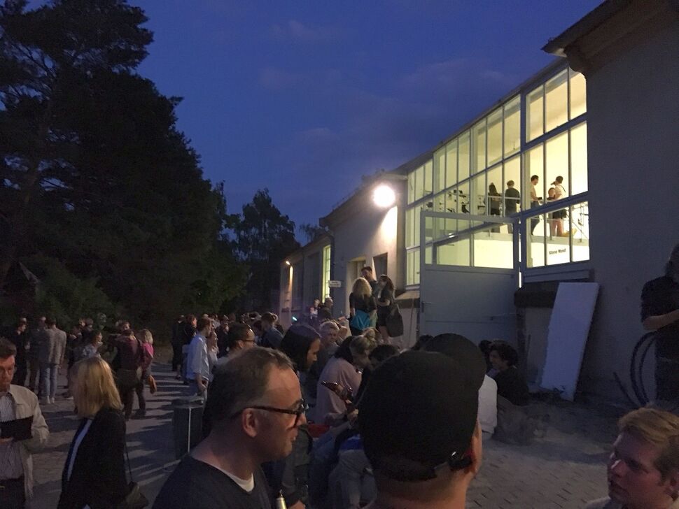 Jahresausstellung am Hochschulstandort Pfotenhauerstraße, Ansicht Außengelände