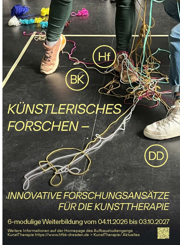 Plakat zur Weiterbildung KunstTherapie 2026