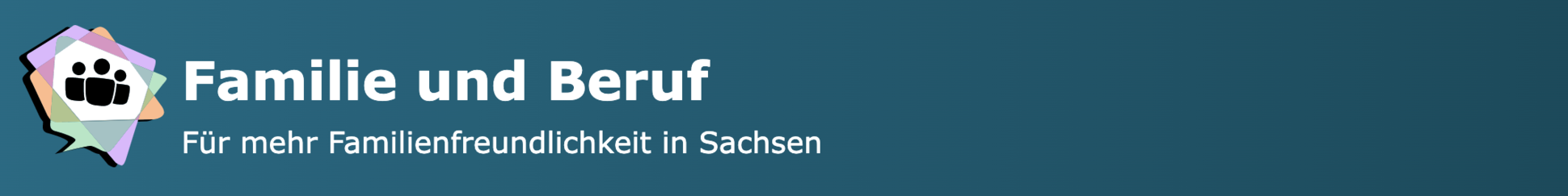 Banner mit dem Titel: Familie und Beruf