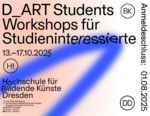 Flyer D_ART Students Workshop 2025