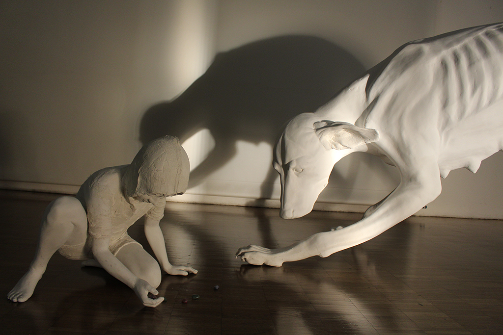 Theaterplastik - Diplom Hund